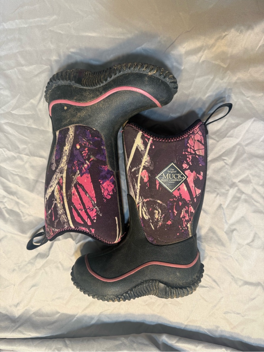 Muck Kids' Pink & Purple Camo Waterproof Boots